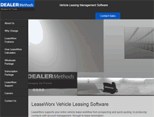 Tablet Screenshot of dealermethods.com